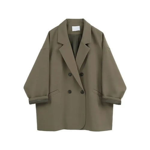 Women Blazer Spring and Autumn 2023 New Fashion Korean Vintage Suit