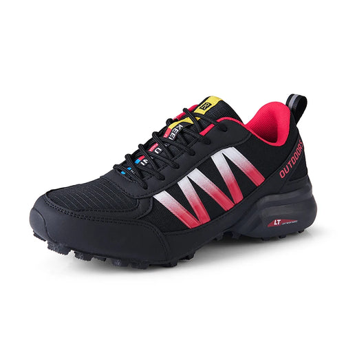 Men‘s Waterproof Hiking Shoes Outdoor Trainers Lace-up Climbing Shoes