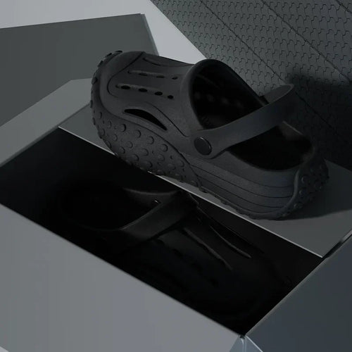 Comwarm Men‘s Summer Hole Slippers Fashion Breathable Hollow Sandals