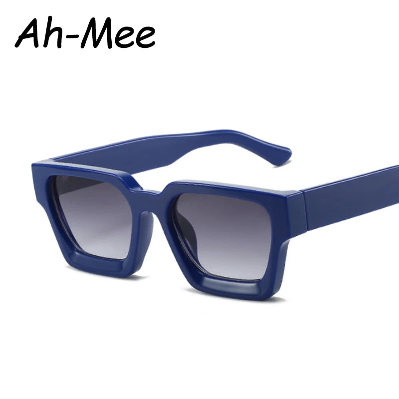 Fahion Vintage Cycling Square Sunglasses Men Women Retro Brand