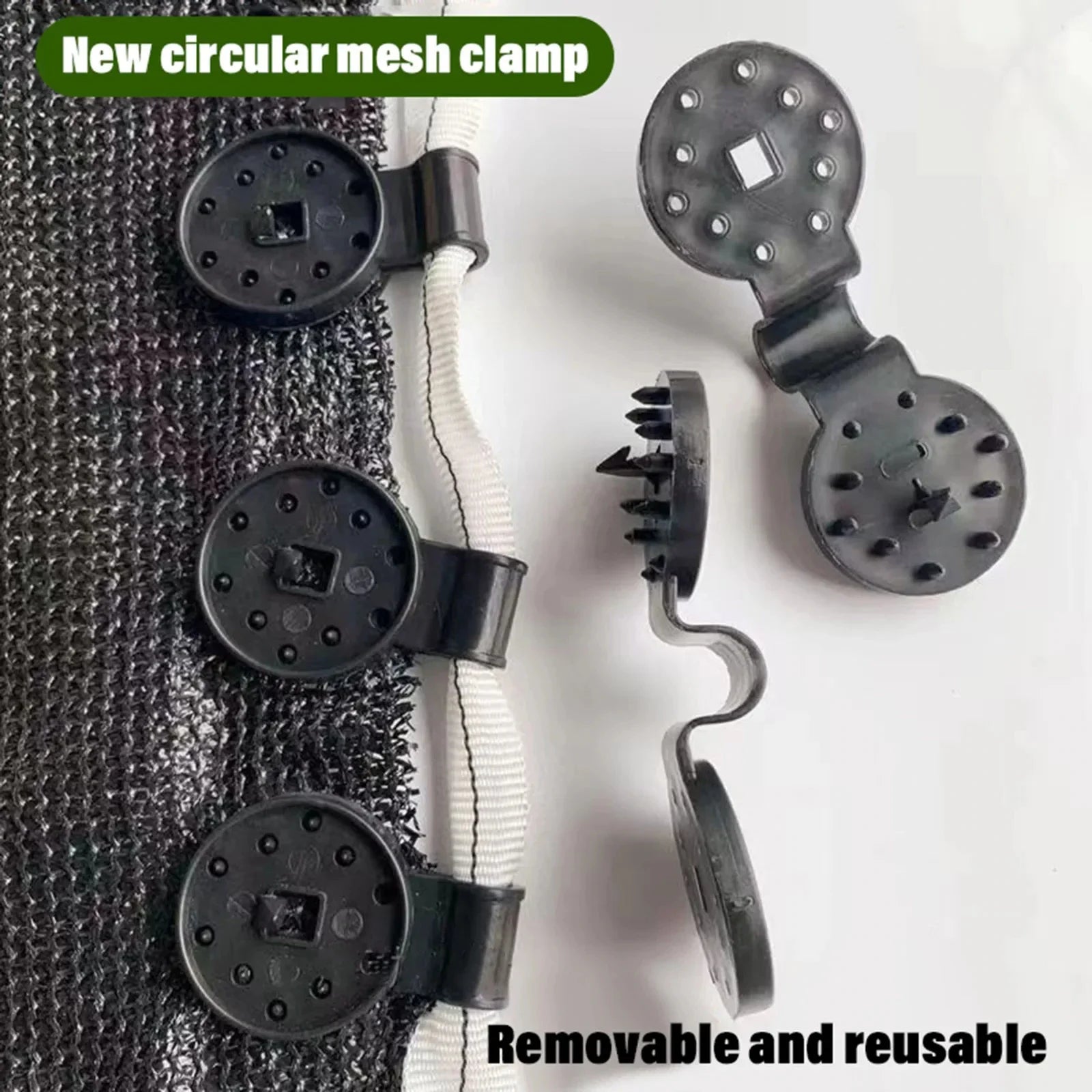 10/20/50100pcs Awning Plastic Clips Outdoor Shade Cloth Net Clip