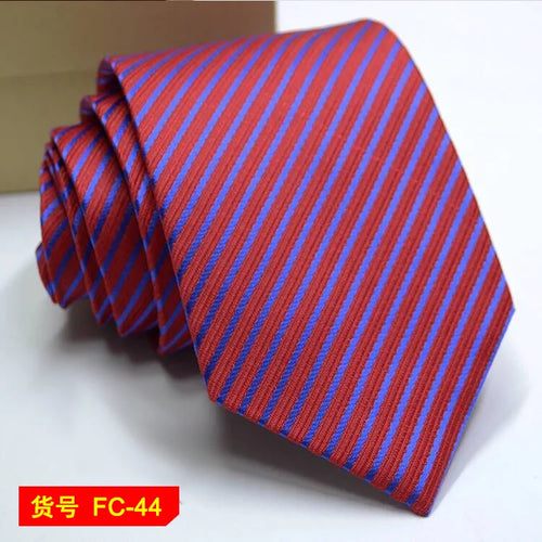67 Styles Men's Ties Solid Color Stripe Flower Floral 7-8cm Jacquard