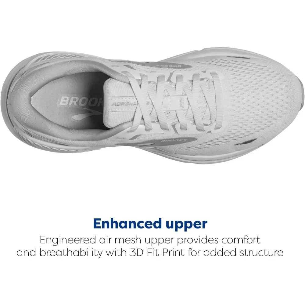 Brooks Men’s Adrenaline GTS 23 Features Breathable Materials For