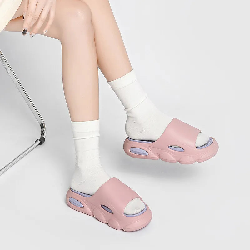 Comwarm Platform Soft Eva Slippers Women Men Fashion Flip Flops Unisex