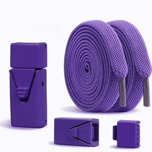 1/2 Pair 2025 No Tie Shoe Lace Press Lock Insert Fixed Shoelaces