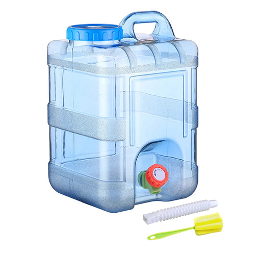 7.5/10/15L Drinking Water Container with Spigot Leakproof Camping