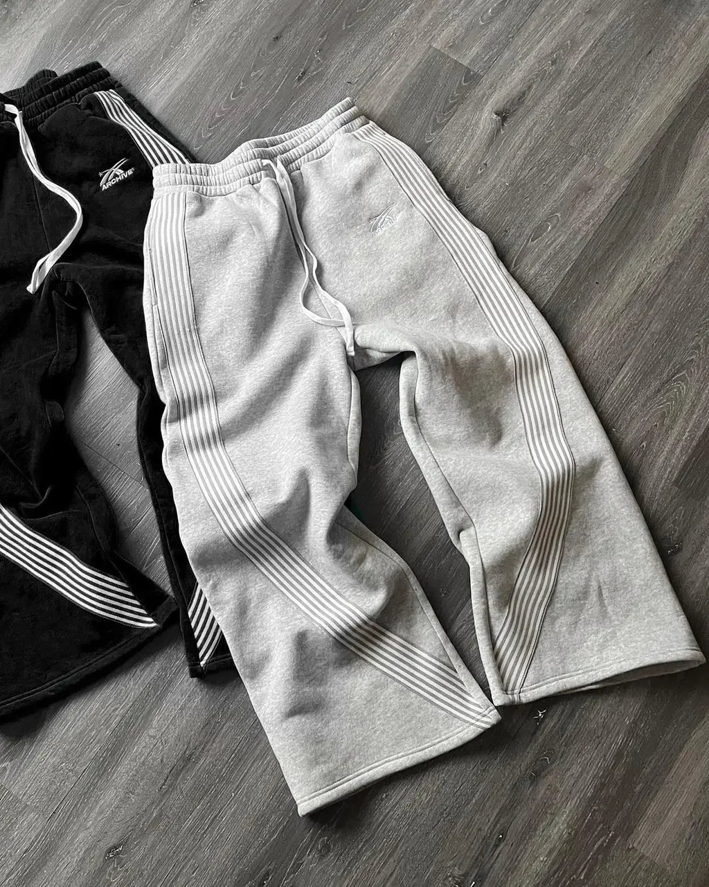Y2k Gray Casual Pants Vintage Functional Tactical Men's Women's