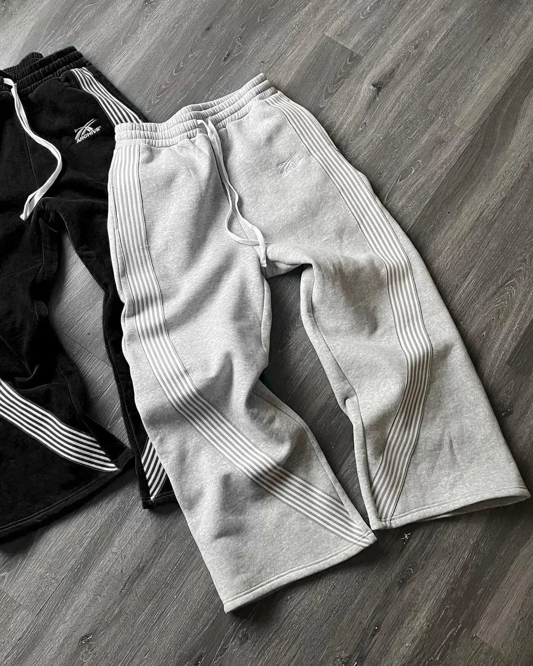 Y2k Gray Casual Pants Vintage Functional Tactical Men's Women's