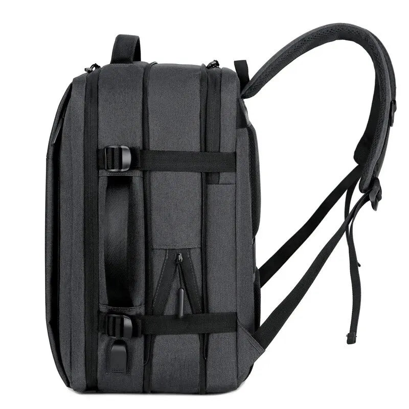 Travel Backpack Men Business Backpack School Expandable USB Bag Large