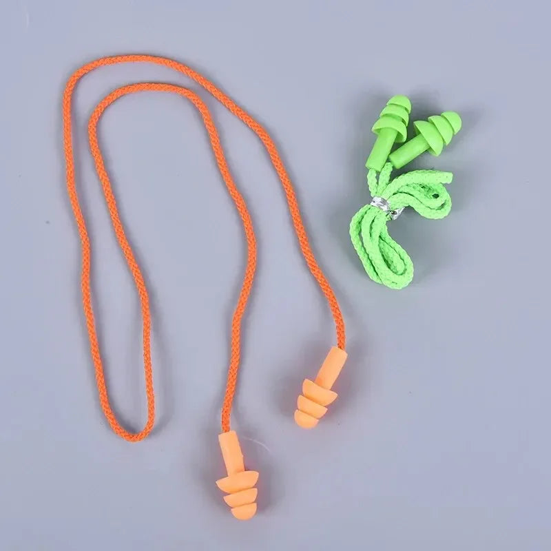 1 Pc Silicone Ear Plugs Sleep Earplugs Noise Reduction Swimming