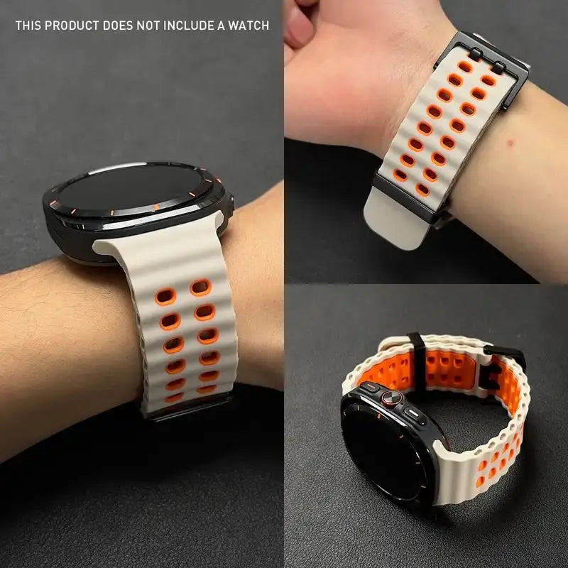 Straps For Samsung Galaxy Watch Ultra 47mm Accessories Marine Sport