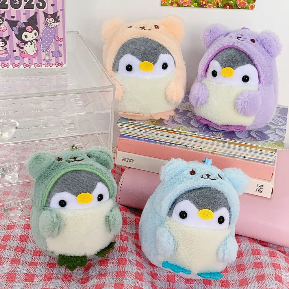 Cute Penguin Doll Key Chain Girl Cartoon Car Creative Plush Key Chain