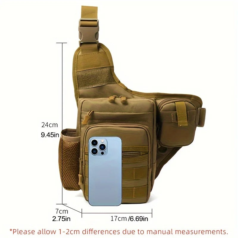 Waterproof Fishing Shoulder Bag Outdoor Sports Cycling Crossbody Chest