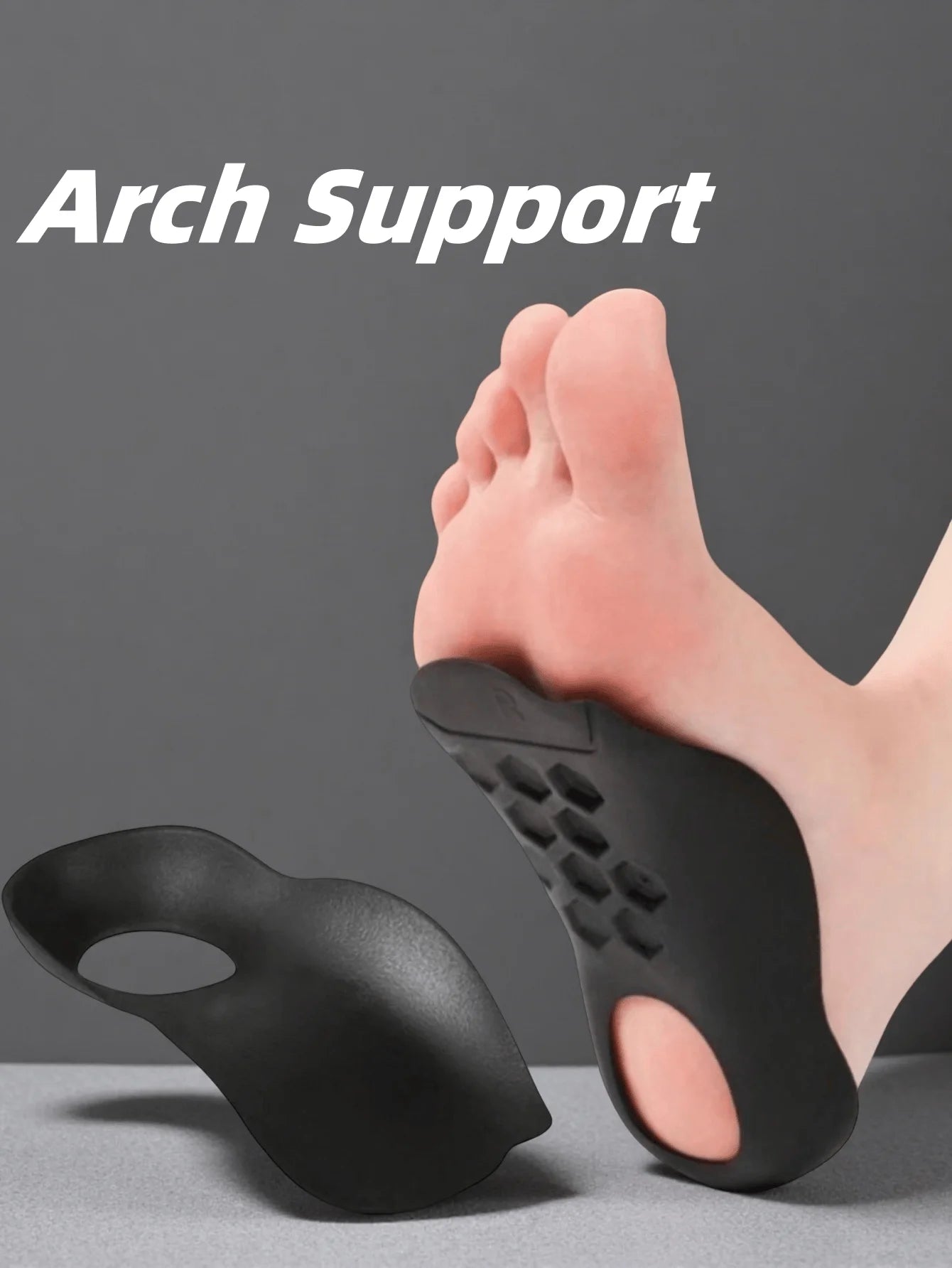 1 Pair Orthotic Insoles For Flat Feet O-Shaped Legs And Plantar