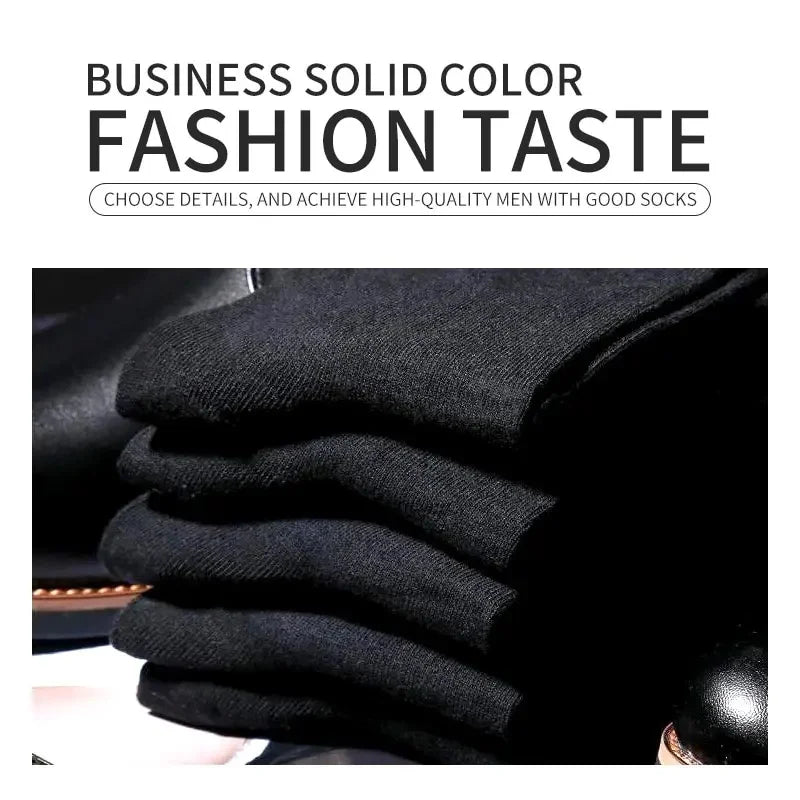 3 Pairs Black Men Socks Cotton For Men Pair Set Long KupiVIP S