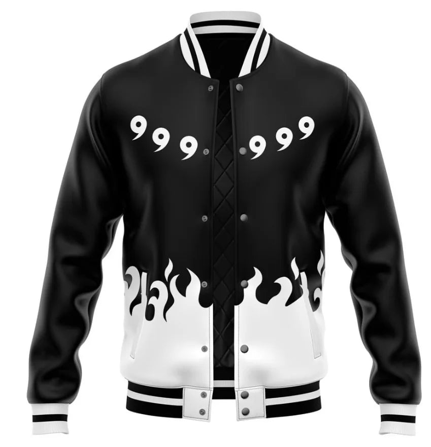 Anime Naruto Series Akatsuki Patternjacket Loose Oversized Clothes