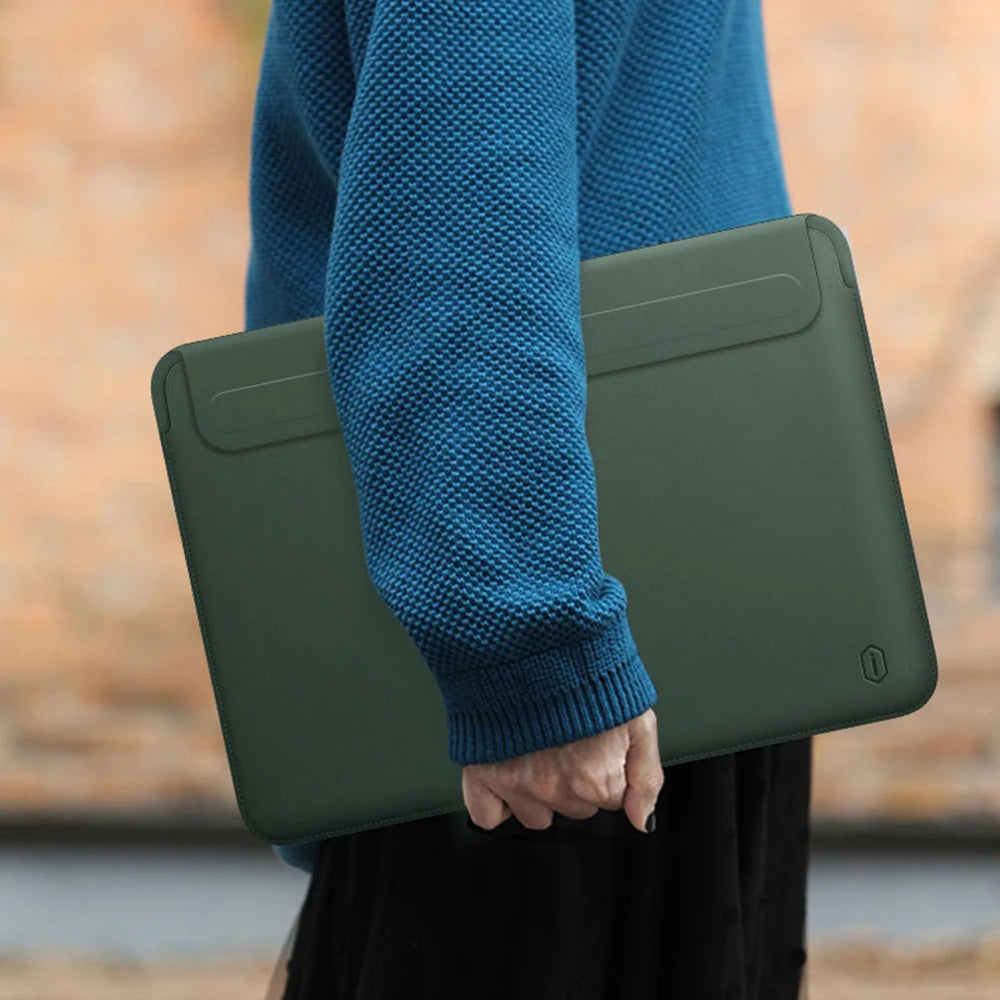 WiWU Laptop Sleeve Case for MacBook Air 13 M2 A2681 Ultra-thin Leather