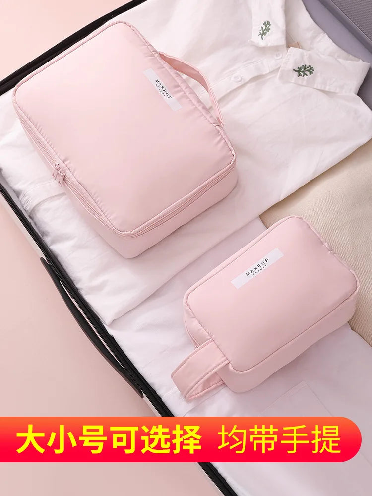 Ladies Portable High Appearance Index Cosmetic Bag Large-capacity