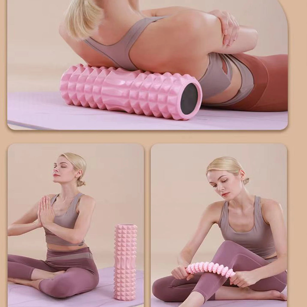 45cm Yoga foam roller muscle massage Block pilates tools Yoga Column