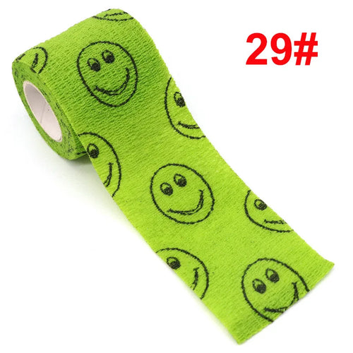 Animal Pattern Printed Self Adhesive Elastic Bandage 4.5m Sports Wrap