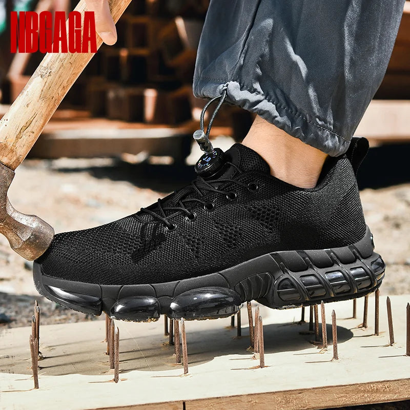 Men's Safety Work Boots Steel Toe Composite Toe Lightweight Slip