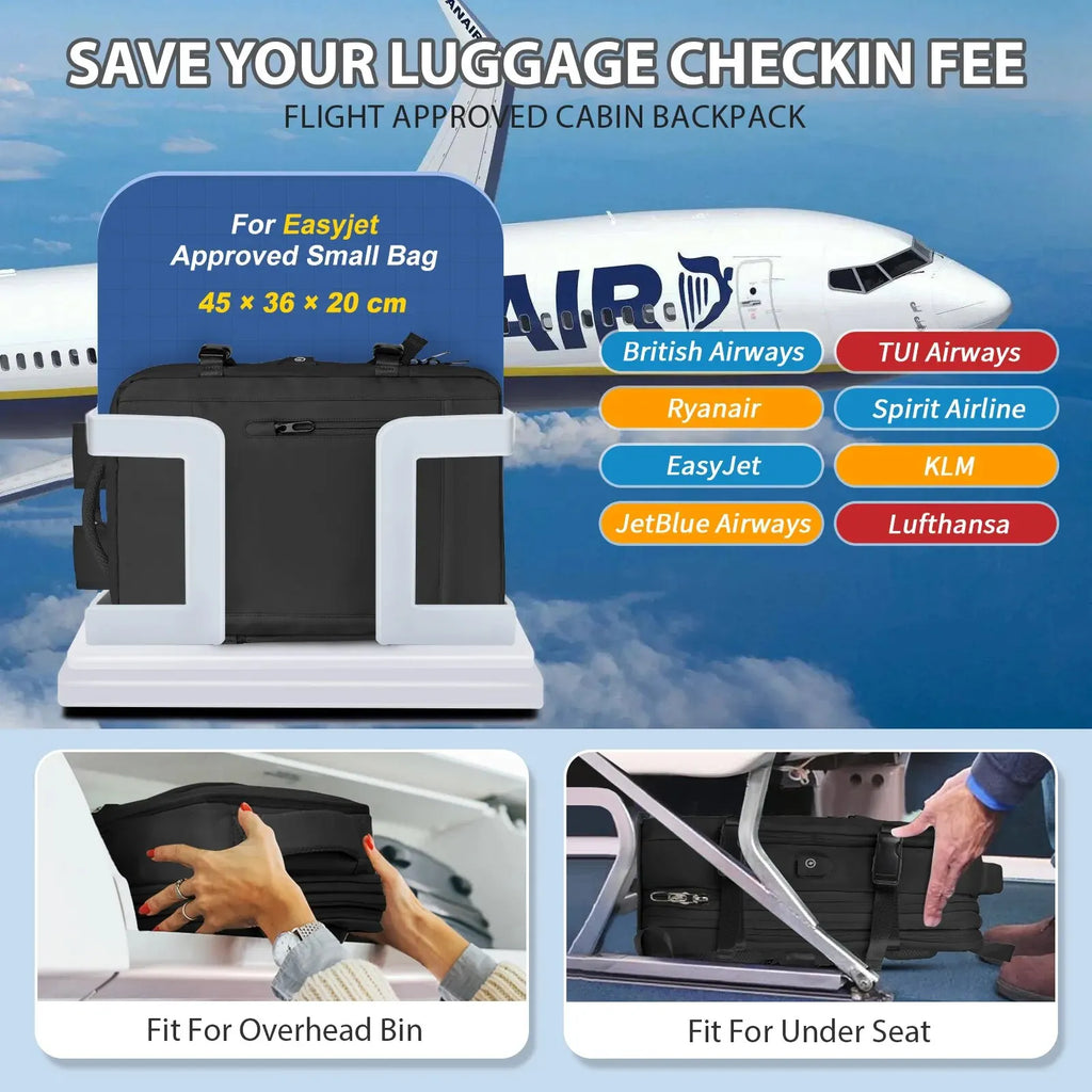 Likros Men Backpack Business Travel Backpack Carry on Waterproof