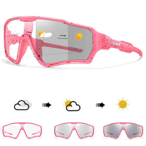POAT Brand Men Women MTB Bike Bicycle Photochromic Eyewear Cycling