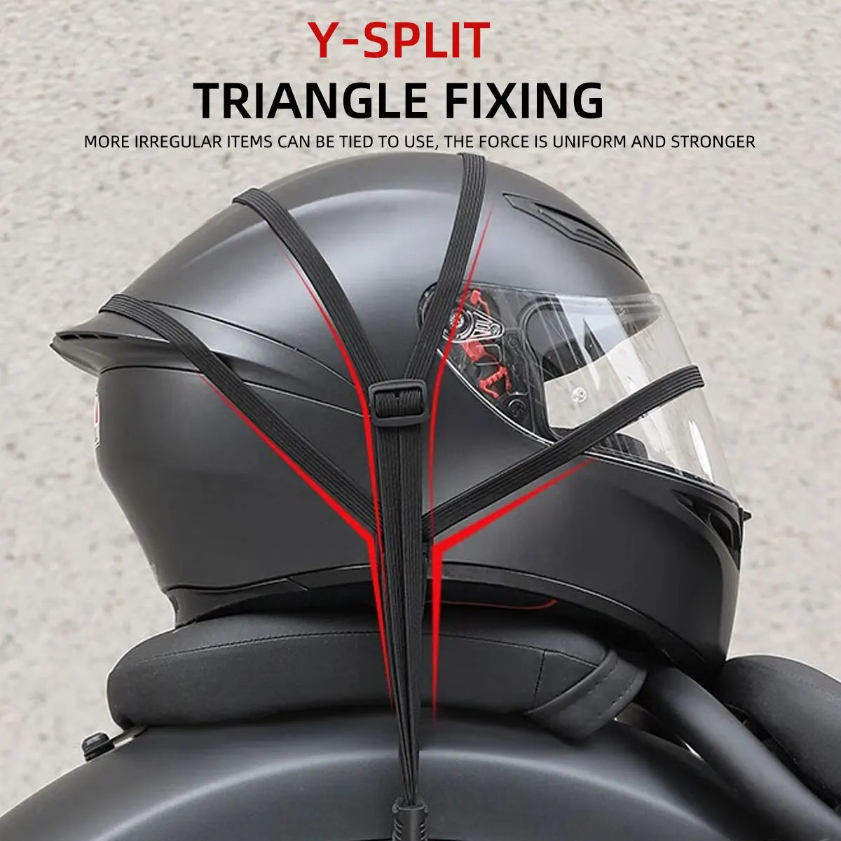 60cm Motorcycle Luggage Strap Helmet Fixed Straps Universal