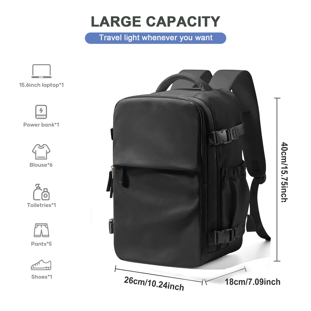 Cabin Backpack Travel 40x20x25 Ryanair Carry on Backpack for Man Women
