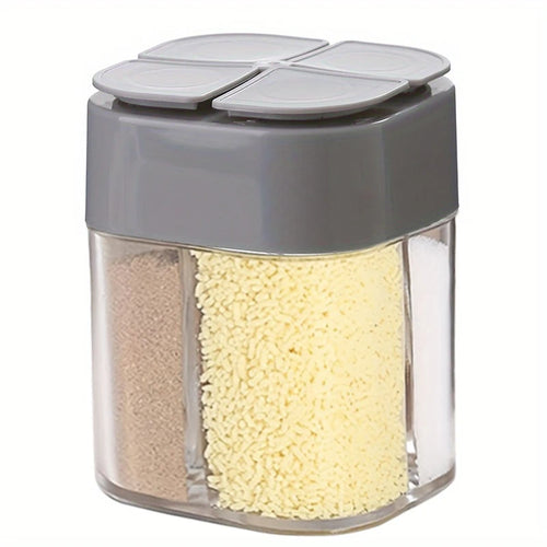 4in1 Camping Seasoning Shaker Multi-Purpose Spice Jar with Lid