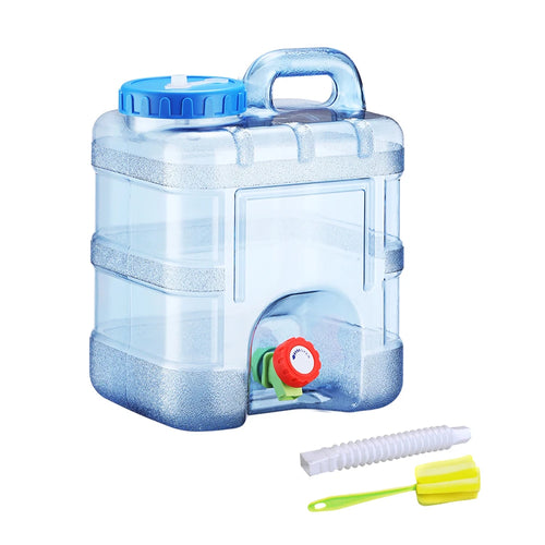7.5/10/15L Drinking Water Container with Spigot Leakproof Camping