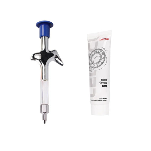 Bicycle Aluminum Grease Gun Aluminum Alloy MTB Bike Ball Bearing Hub