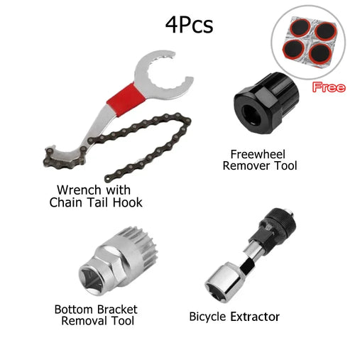 Bicycle Repair Tool Kits Chain Breaker Crank Puller Outdoor Cycling