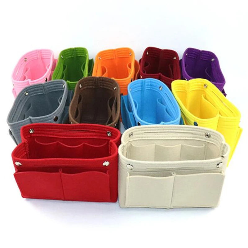 Multifunction Insert Makeup Bag Women Travel Inner Purse Cosmetic Bags