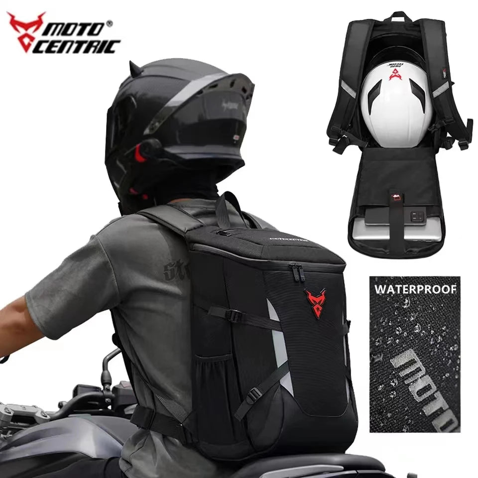 MOTOCENTRIC 28L Motorcycle Backpack Waterproof Outdoor Sports Riding