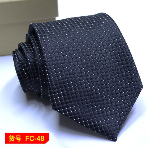 67 Styles Men's Ties Solid Color Stripe Flower Floral 7-8cm Jacquard
