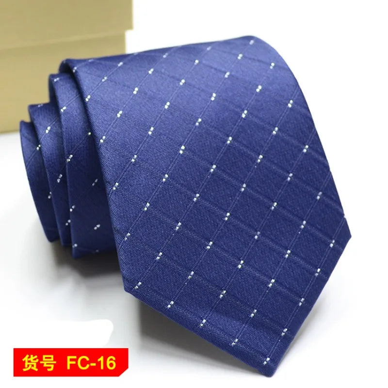67 Styles Men's Ties Solid Color Stripe Flower Floral 7-8cm Jacquard