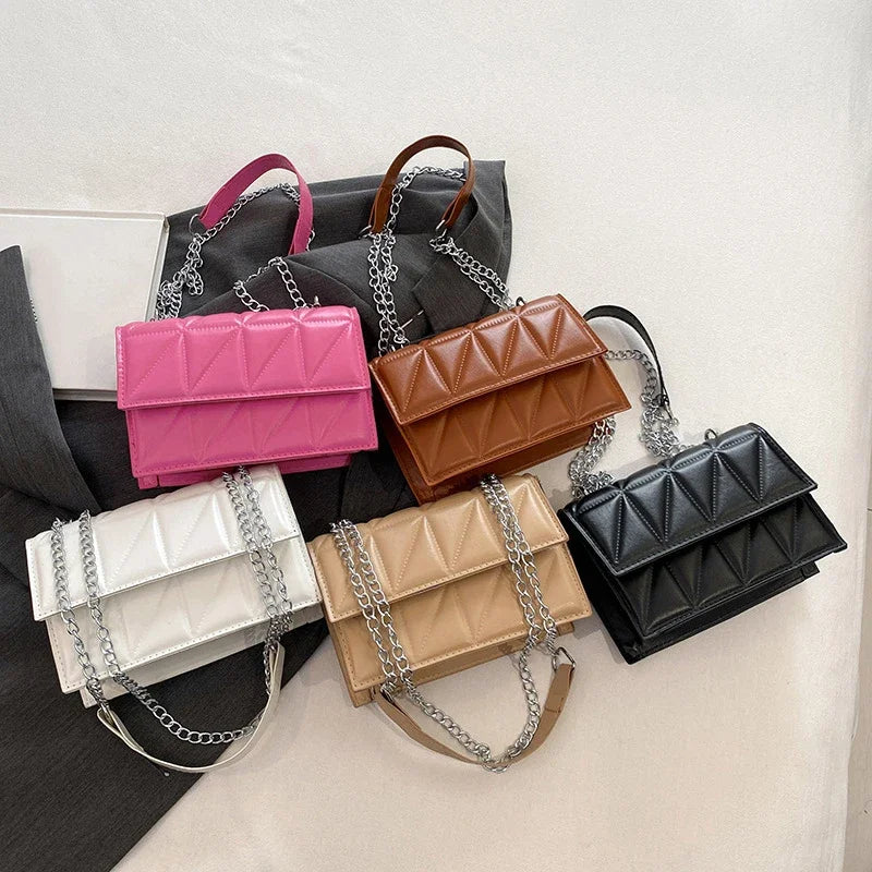 Designer Fashion Women Shoulder Bag Ladies PU Leather Handle Handbags