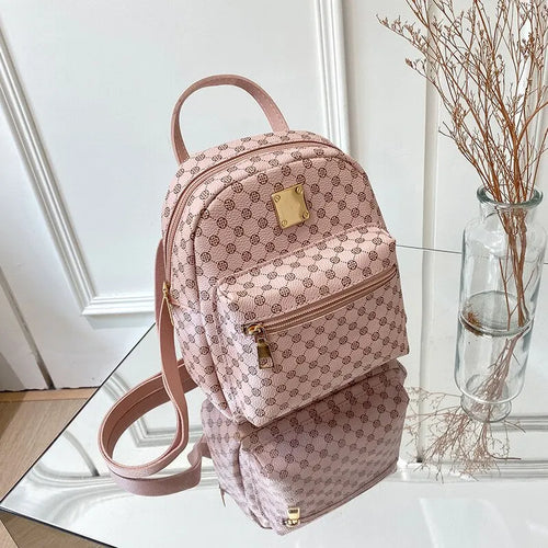 Classic Women Backpack Fashion School Bags Female Daily Shopping Girl