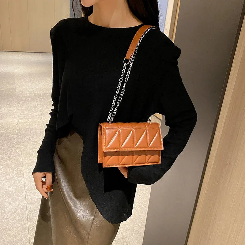 Designer Fashion Women Shoulder Bag Ladies PU Leather Handle Handbags