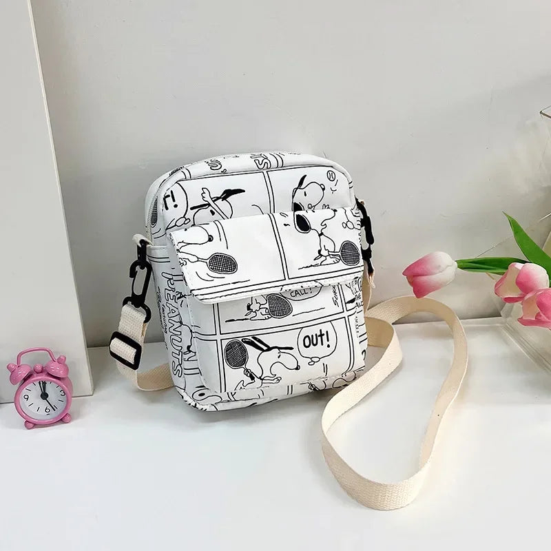 Snoopy Crossbody Bags for Ladies Kawaii Purses Phone Case Peanuts