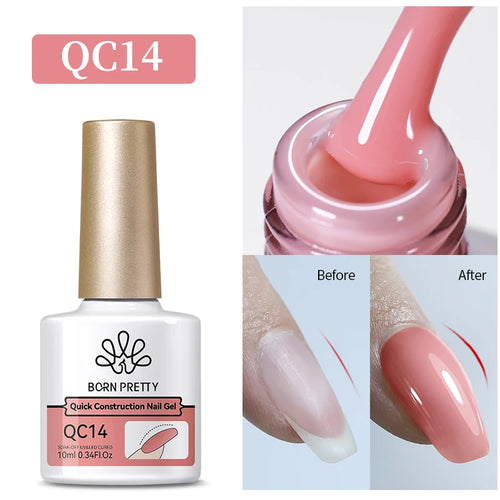 BORN PRETTY 10ml Rubber Thick Base Gel Top Reinforcement Gel