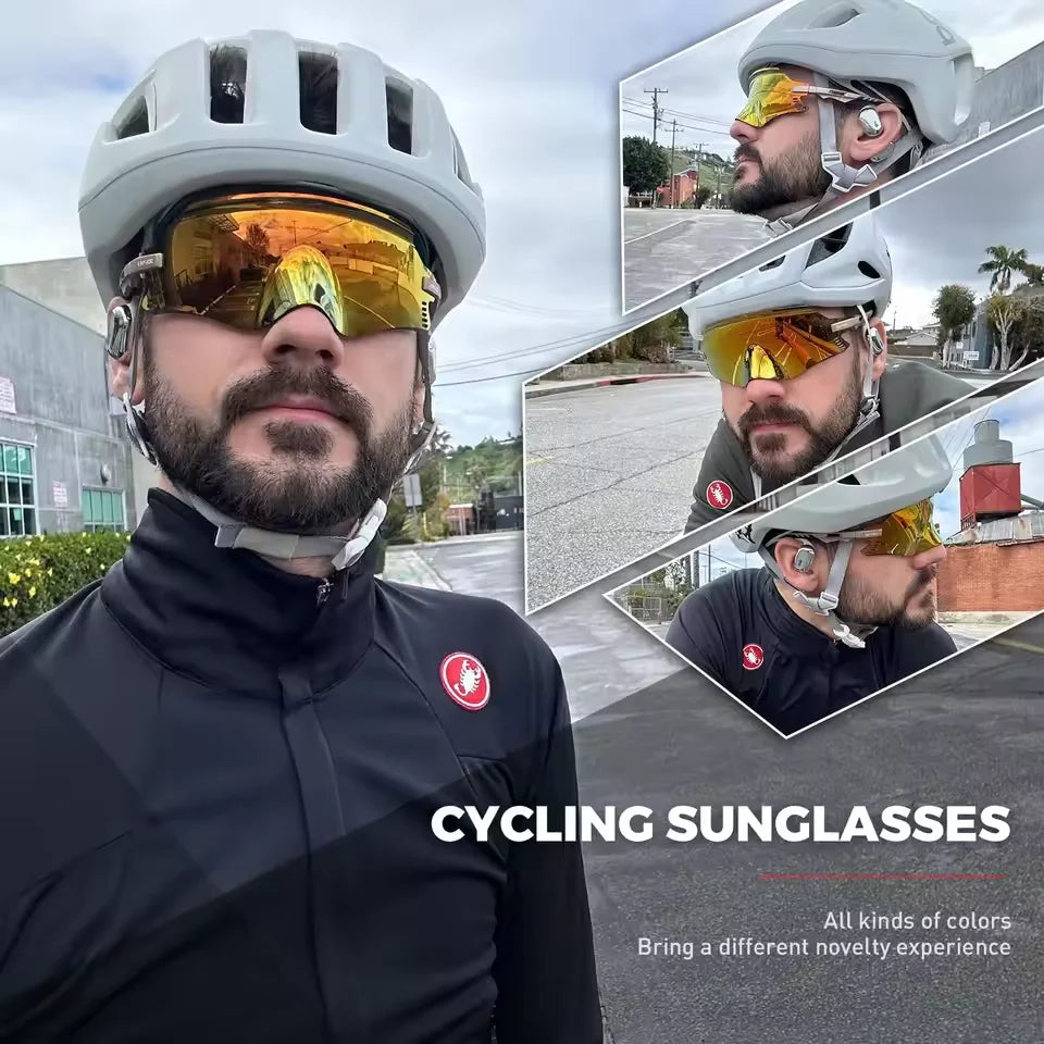 Outdoor Sports Men Women Photochromic Sunglasses Road Mountain Bicycle