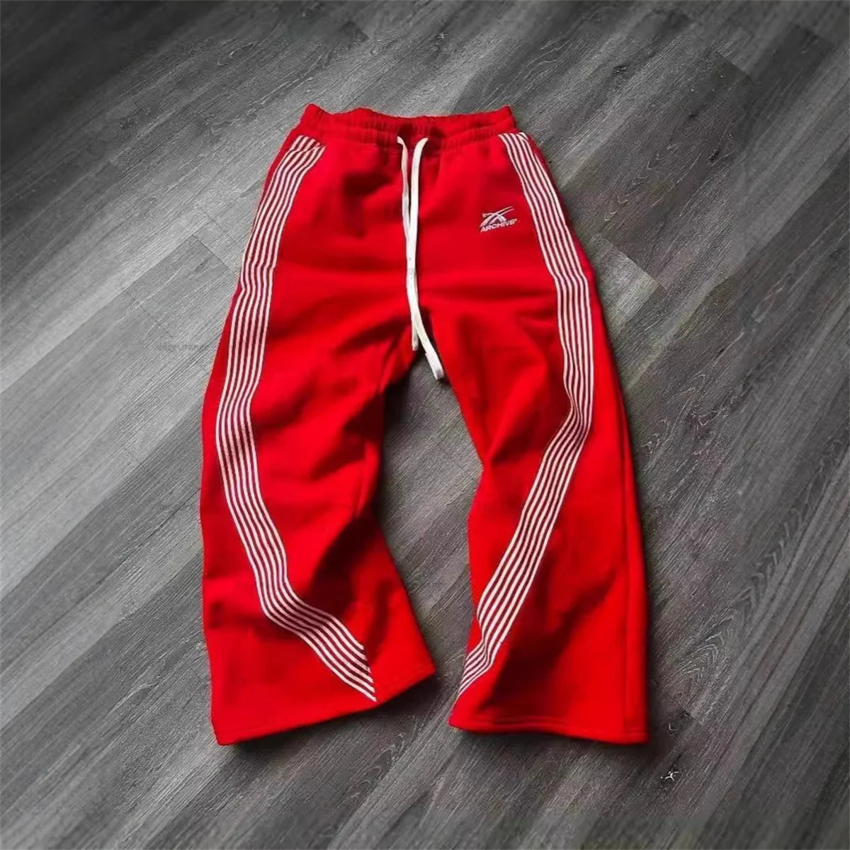 Y2k Gray Casual Pants Vintage Functional Tactical Men's Women's