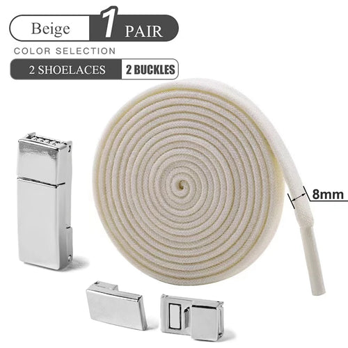 Magnetic Buckle No Tie Shoe Laces Elastic Shoelaces Without Ties Laces