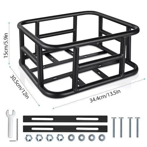 Rear Bike Basket Bicycle Cargo Rack Bag Large Capacity Fron E-Bike