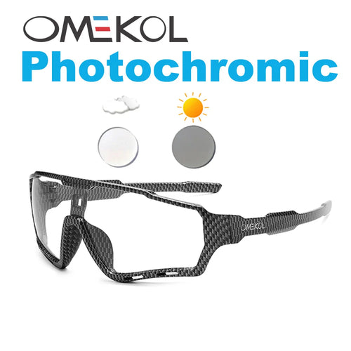 Brand New Men Women Mtb Photochromic Bicycle Eyewear Bike Baseball Sun