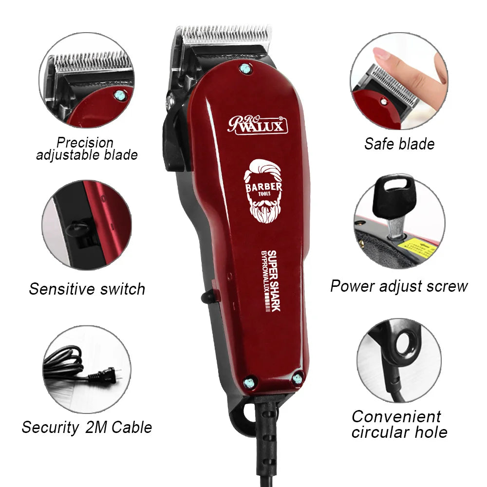 Adjustable Professional Corded Hair Clipper  Hair Trimmer For Men 10W