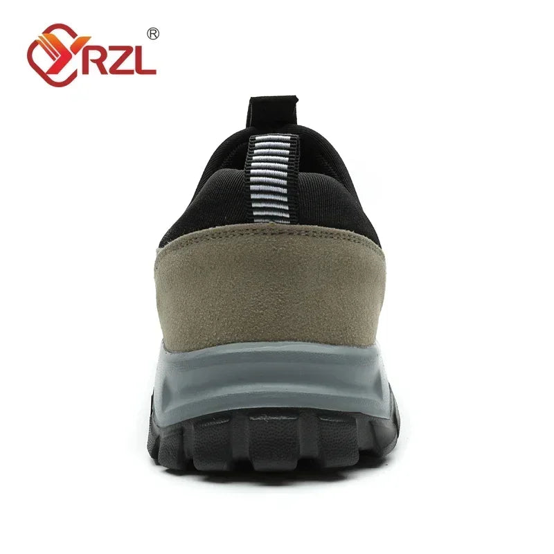 YRZL Outdoor Hiking Shoes Men Sneakers Slip on Casual Men Shoes