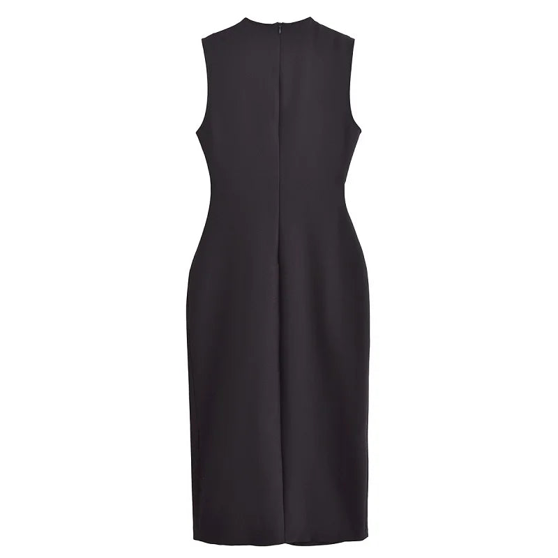 MUJER 2025 Womens Dresses Black Office Long Dresses for Women Spring